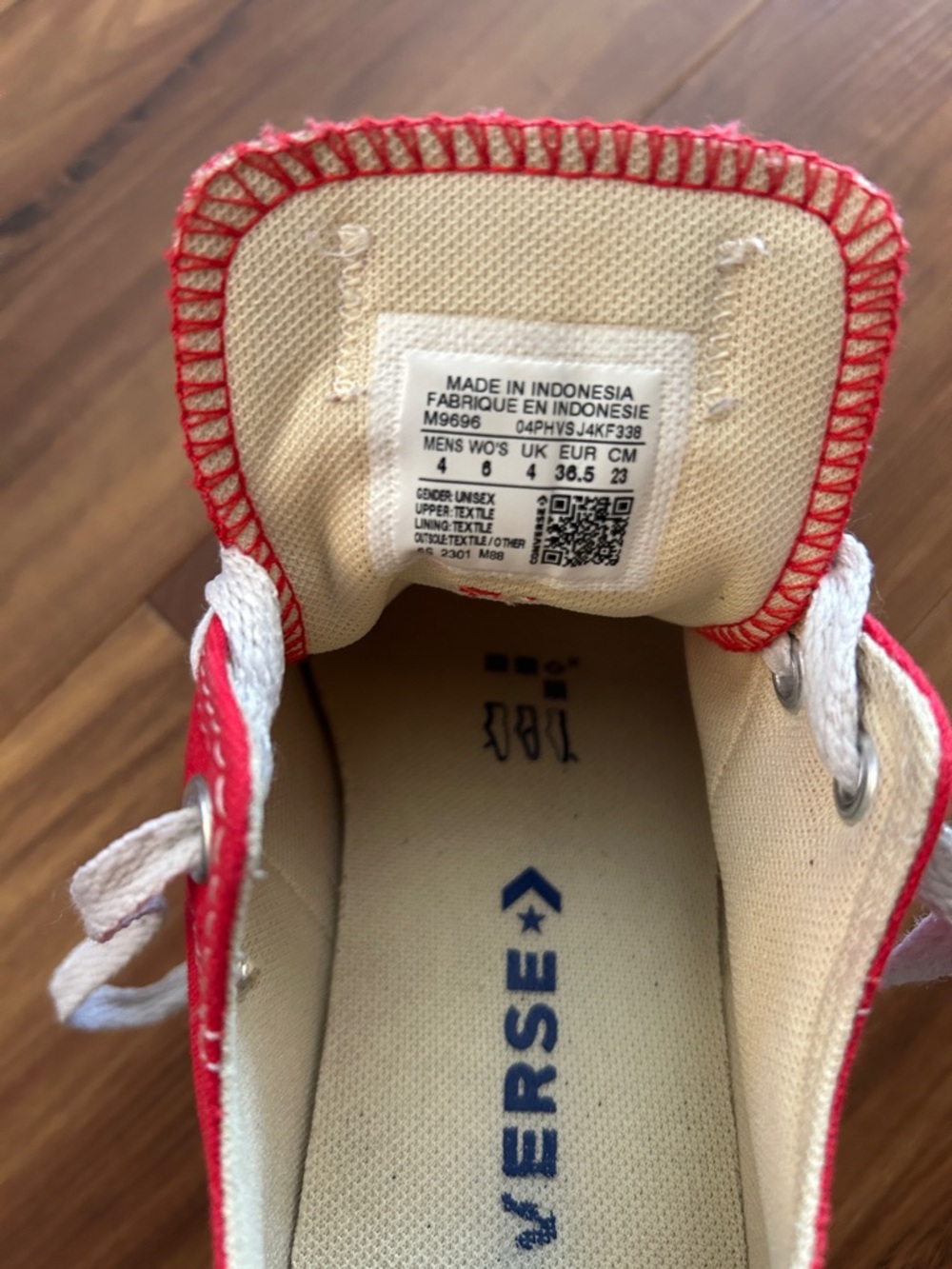 Converse Red All Star Low-Top Sneakers - Picture 3 of 6